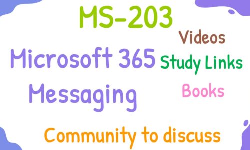 MS-203 Microsoft 365 Messaging