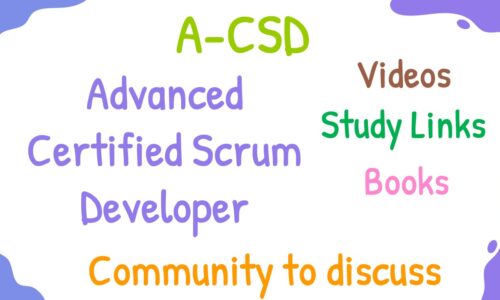 Advanced Certified Scrum Developer (A-CSD)