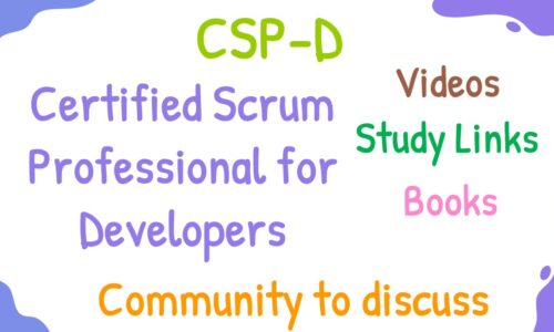 Certified Scrum Professional for Developers (CSP-D )