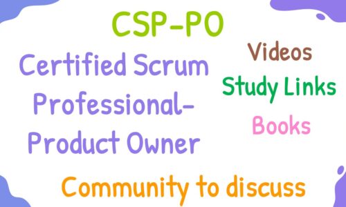 Certified Scrum Professional-Product Owner (CSP-PO)